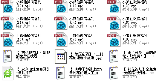 打包 补链   气质主播小狐仙微信福利 [18V 205MB]【百度云】