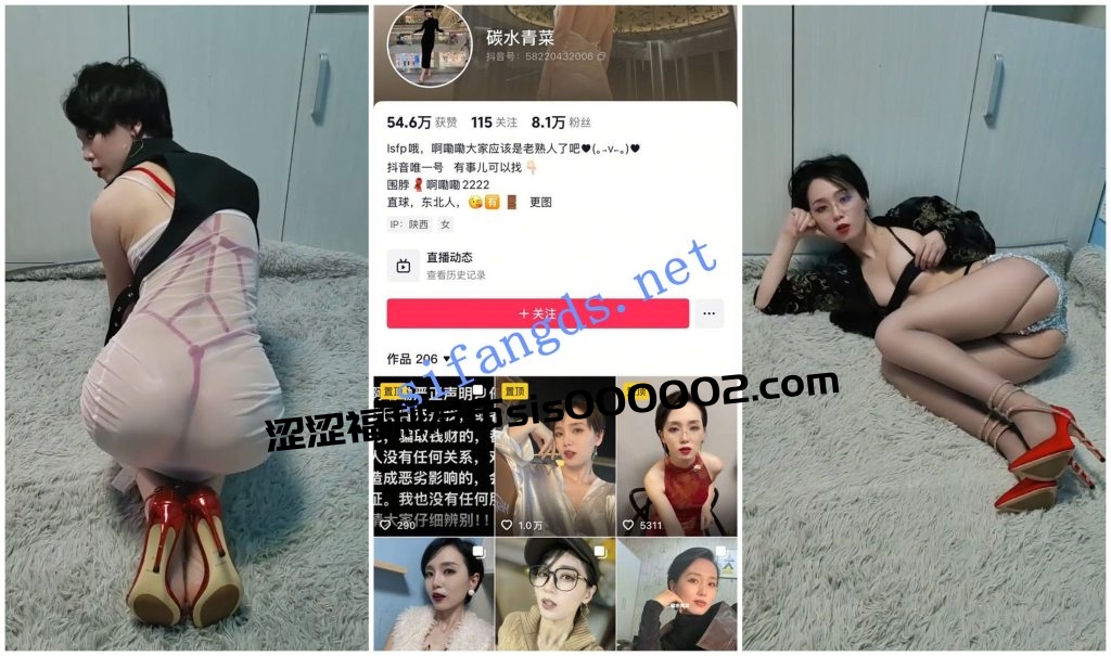 【抖音福利】风骚御姐【碳水青菜 啊嘞嘞】丝袜翘臀诱惑【470P16V】【432M】